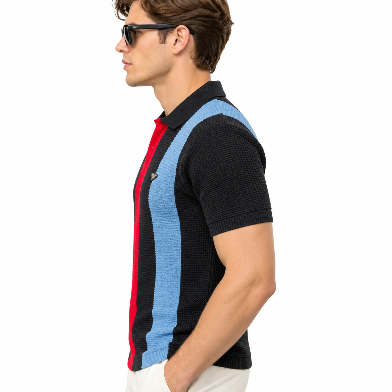 Men’s Premium Striped Polo T-Shirt