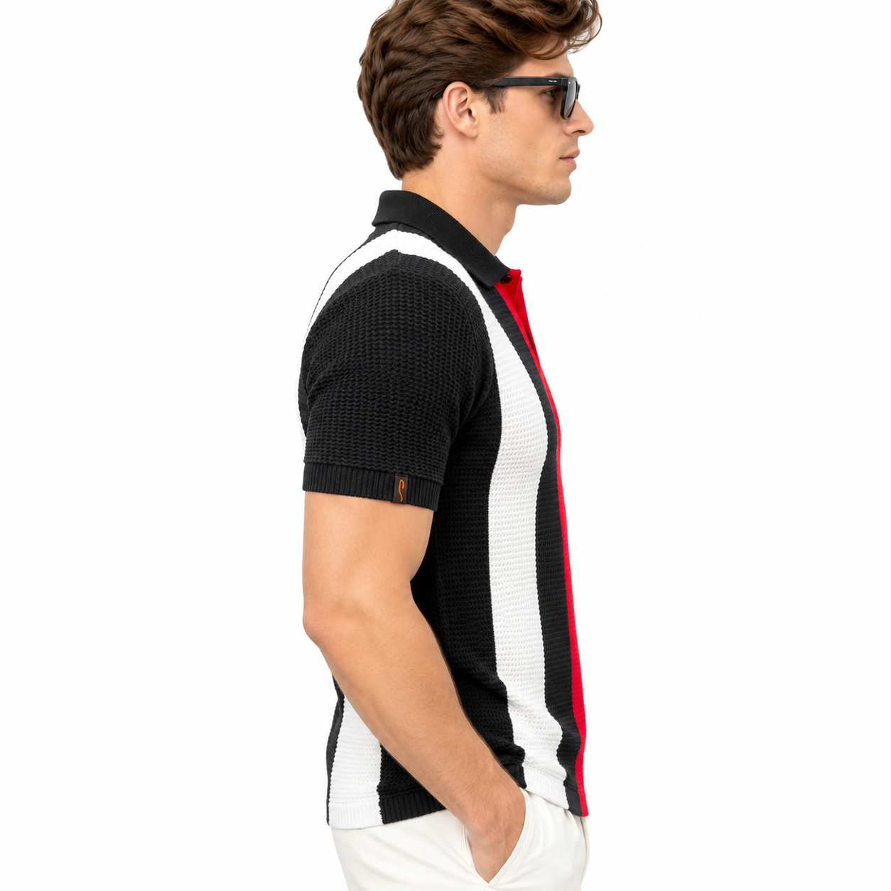 Men’s Premium Striped Polo T-Shirt