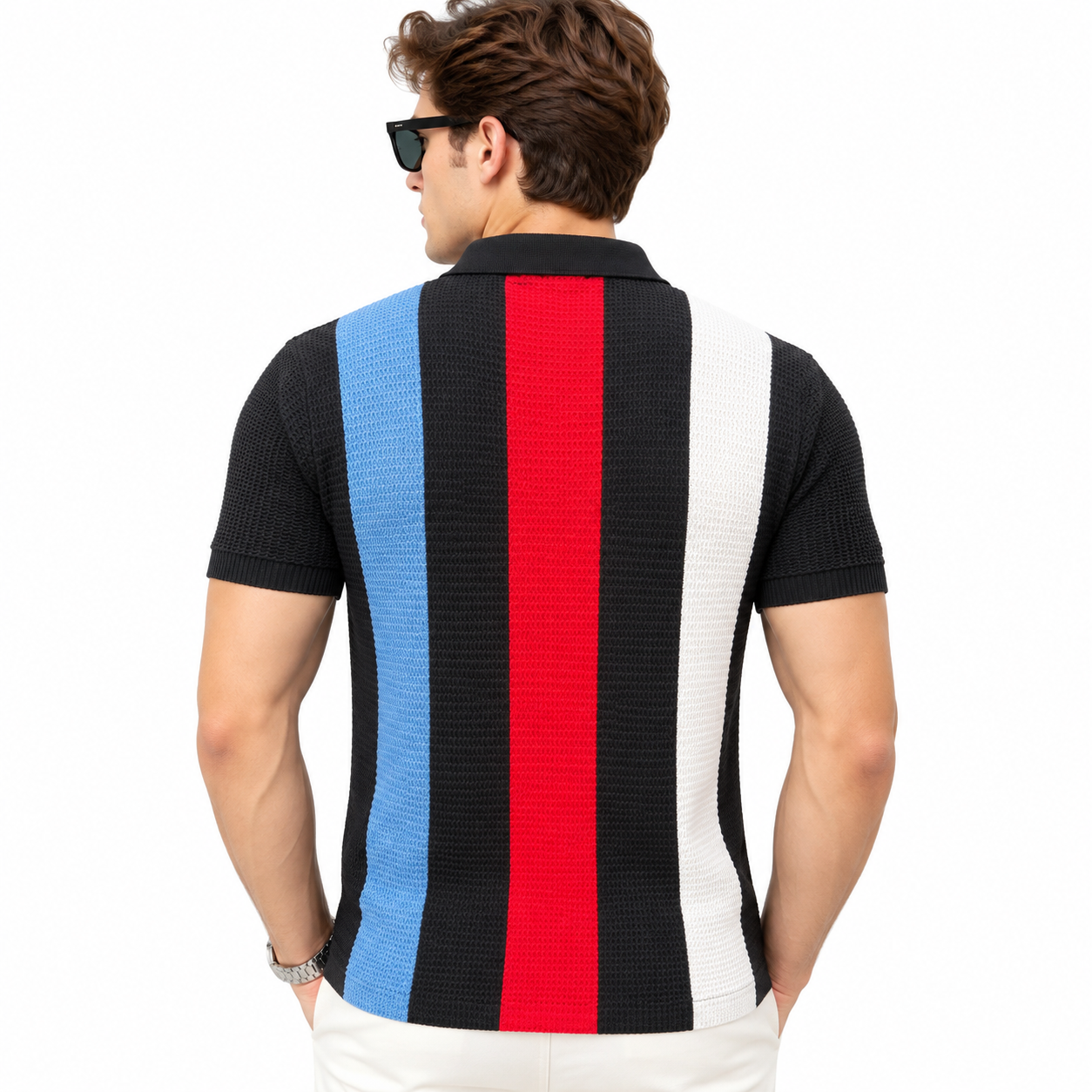 Men’s Premium Striped Polo T-Shirt
